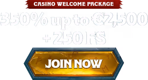 Ragnaro Casino Welcome Package: 350% up to €2,5000 + 250 Free Spins